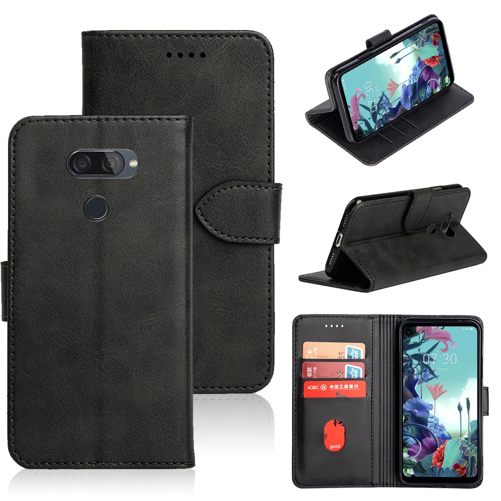 

ROEMI For LG Q70 Smooth Hand Feeling Soft and Comfortable 6 Colors Wallet Pouch Style With Card Slot Stand Function Anti-Fall