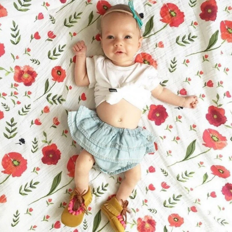 

120*120 см милые пеленки для новорожденных одеяло из искусственного муслина + шляпа аниме повседневные аксессуары SS