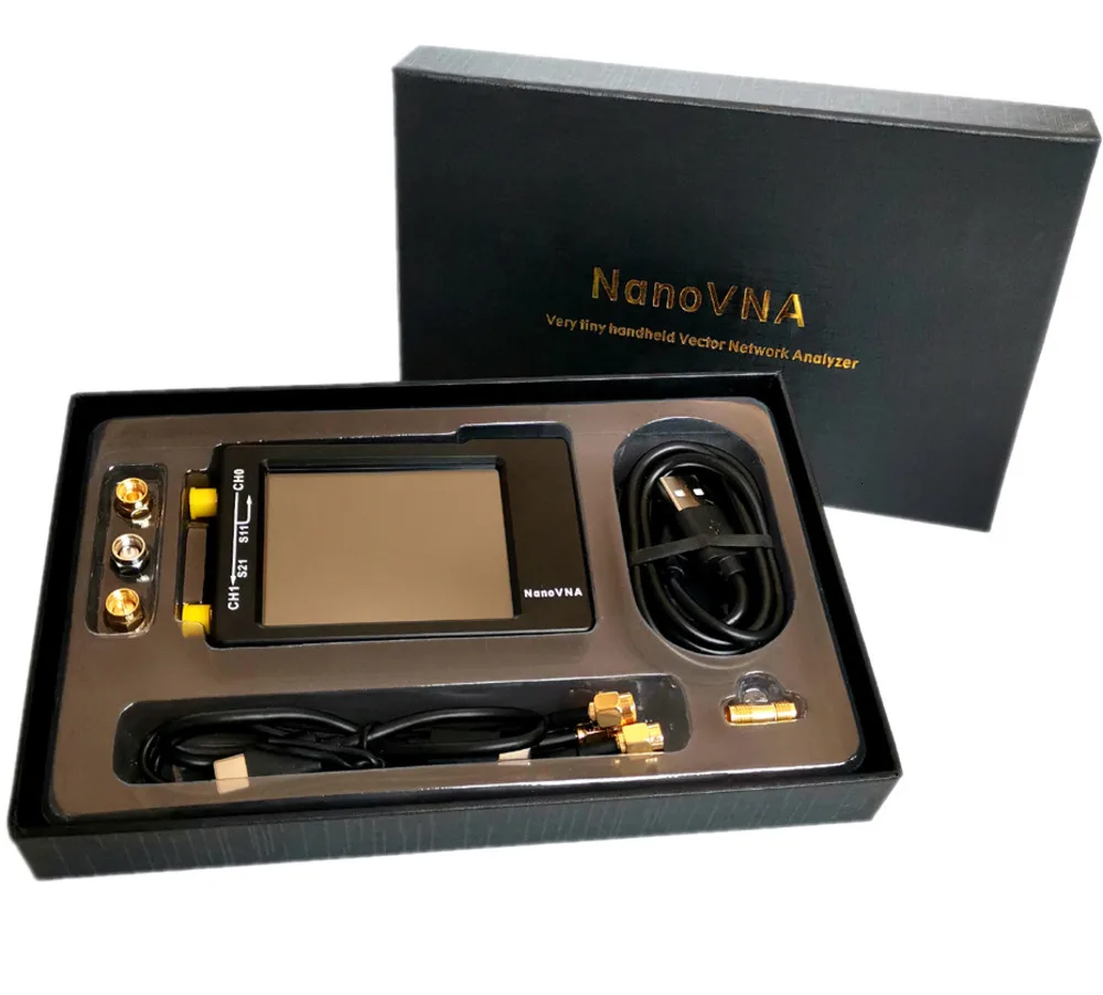 Новинка 2019 NanoVNA H 50 кГц ~ 1 5 ГГц Векторный анализатор сети антенный LCDHF VHF UHF