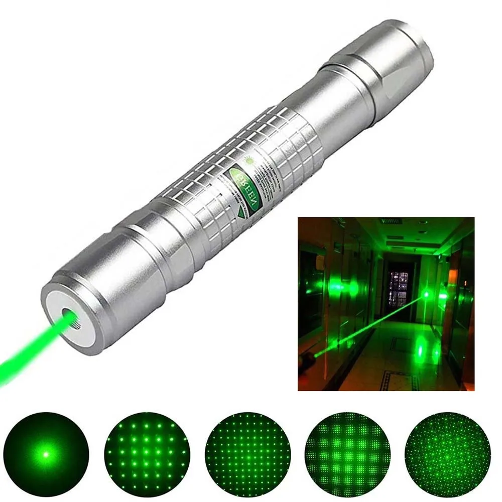 

Зеленая лазерная указка 8000 нм м с регулируемым фокусом в форме звезды, светящаяся ручка, мощный лазерный луч, Военные зеленые лазеры