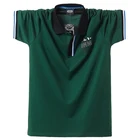 Рубашка-поло мужская с коротким рукавом, Повседневная рубашка, большие 6XL 5XL XXXXL, весна-лето 2021