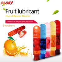80ml fruit flavor sex lubricant sex oil for women female gel oil adults anal vaginal oral gel cream gay for female product shop