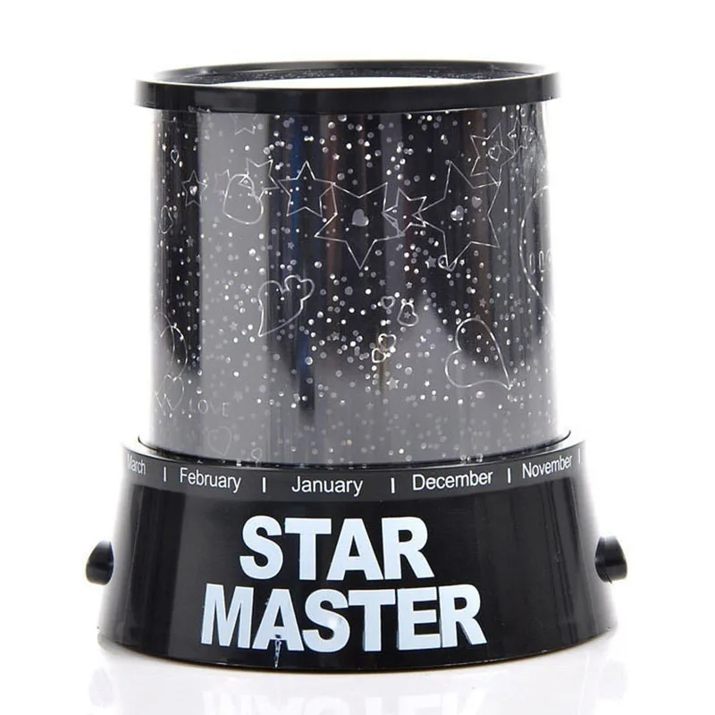 

Led Starry Night Projector Colorful Night Light Sleeping Light Creative Gifts The Color Of The Lamp Body Is Random