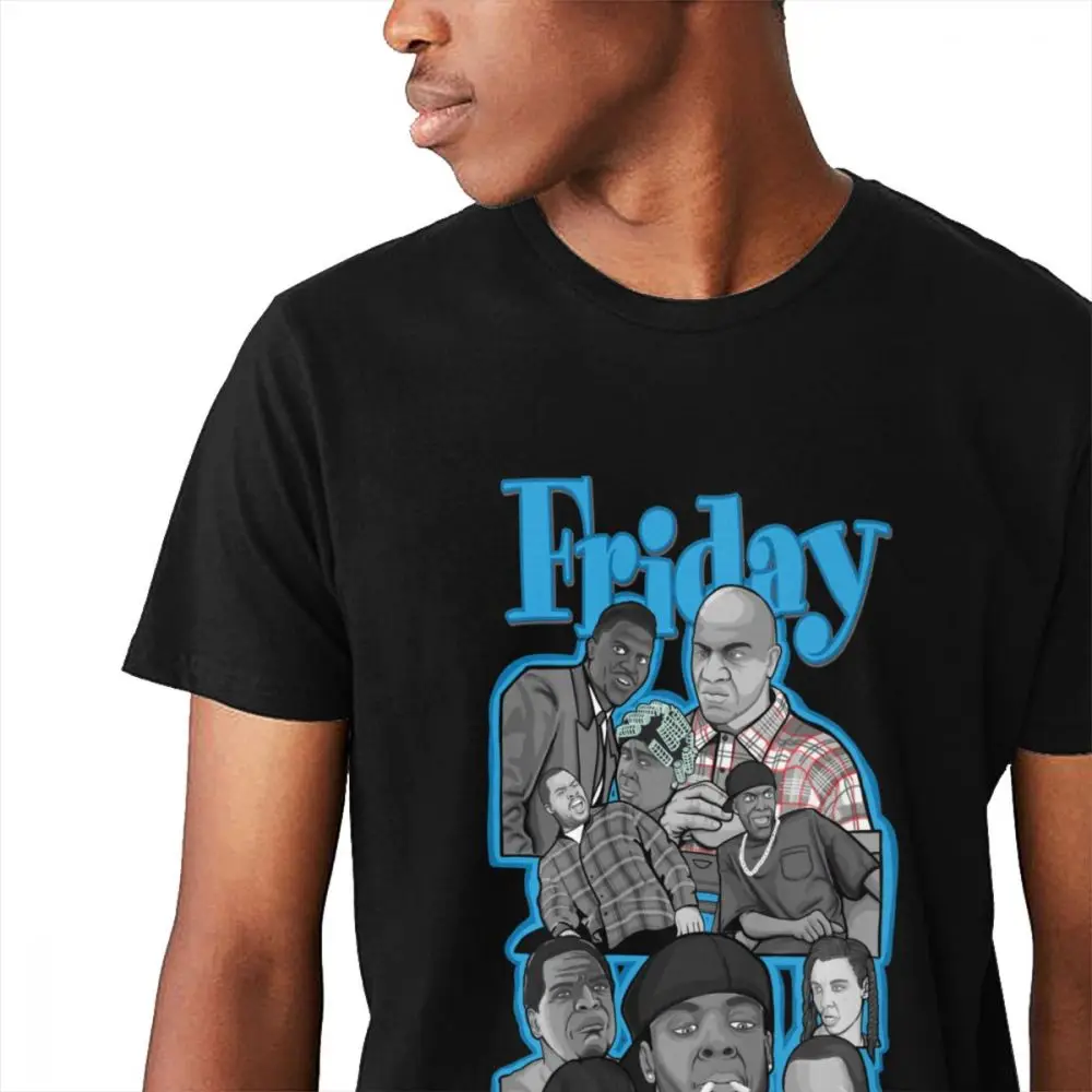 Винтаж кубика льда комедии пятница Футболка 100% хлопок Лидер продаж с О-образным