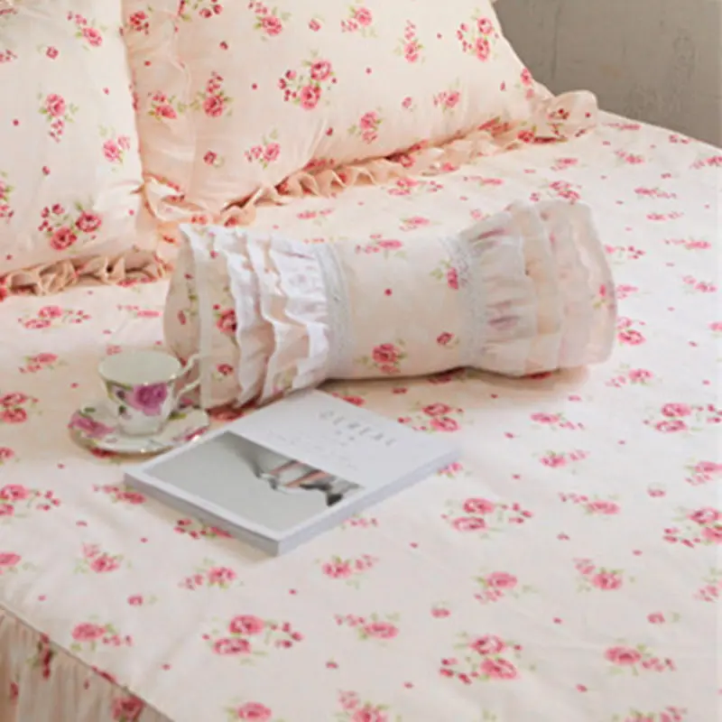 Милая декоративная наволочка с вышивкой постельные принадлежности принтом