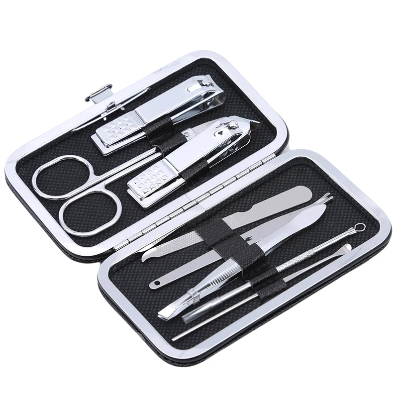 8 шт./компл. набор из нержавеющей стали для маникюра и педикюра маникюрный ухода