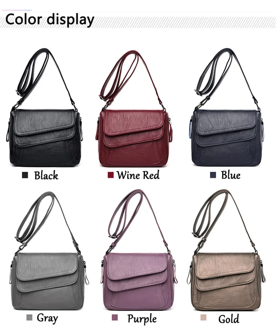 woman bag bolsas feminina Women Leather Messenger Bag Designer Shoulder Bag High Quality Crossbody Bags sac main femme handbag