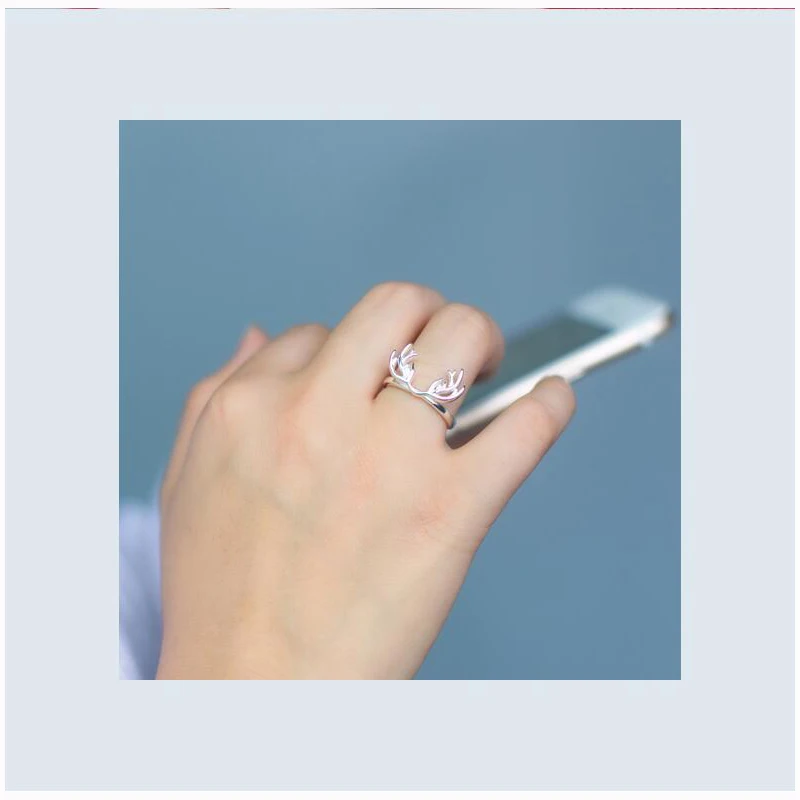 Trustdavis Женские Ювелирные изделия из стерлингового серебра 925 пробы милые оленьи