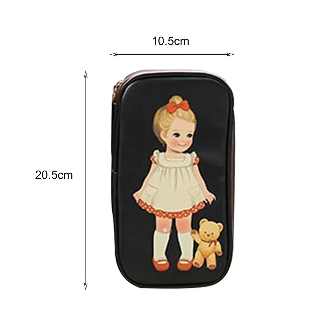 

Pouch Box Cartoon Multifunction Doll Girl Pattern Women Makeup Bag for Work
