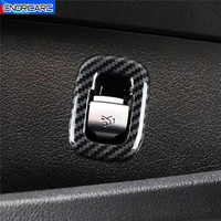 carbon fiber door trunk button frame decoration cover keyhole sticker for mercedes benz c class w206 2022 interior accessories