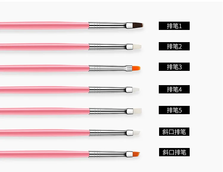 

15pcs/set Nail Art Pen Set Pink and White DIY Nail Art Painting Flower Tool Set