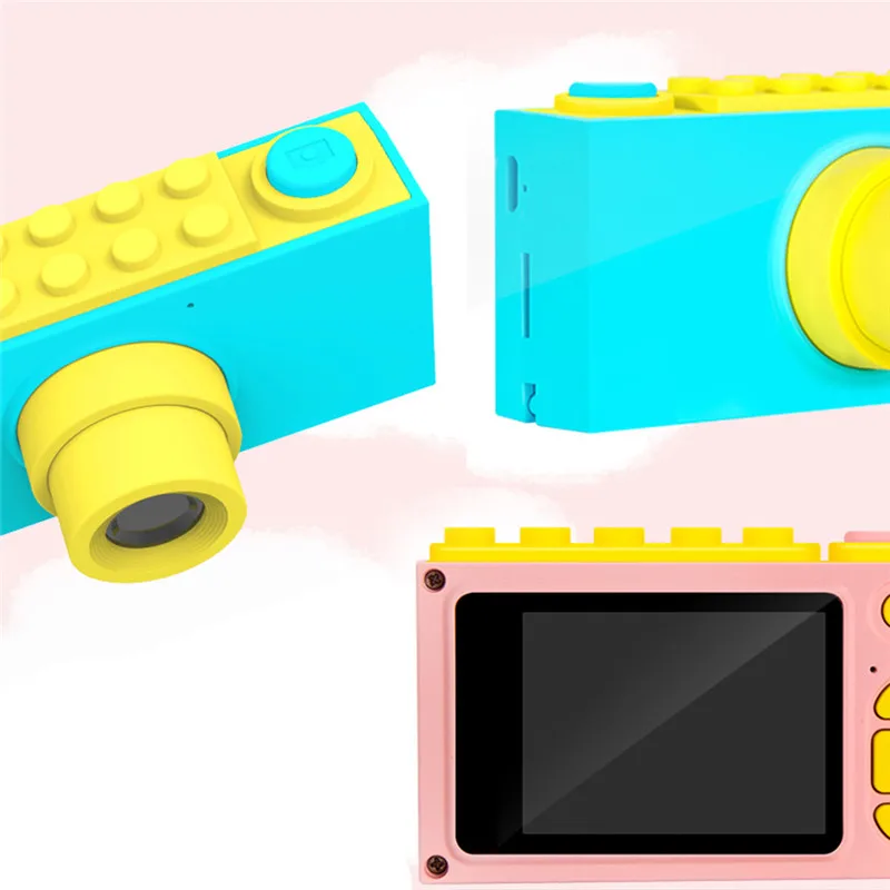 8.0MP Мини цифровой Камера 2 дюймов с милым рисунком Камера игрушки для детей, подарок на день рождения 1080P игрушки малыша Камера
