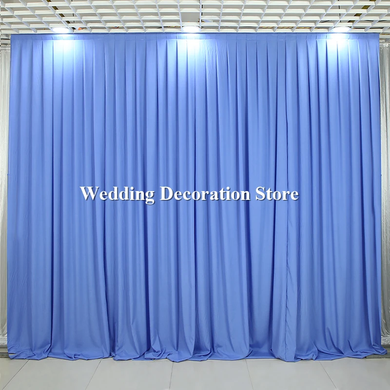 Новая прозрачная шифоновая ткань 3x3 м свадебный фон занавеска панель сценический