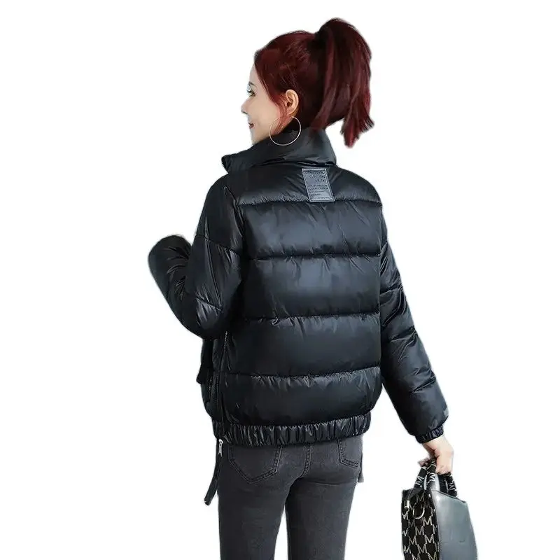 

2022 Autumn Winter Coats Jackets Women Clothing Casual Warm Parkas Outerwear Black Beige Girls Winter Cotton Padded Jackets
