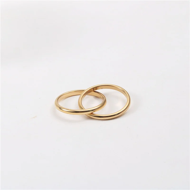 

Stainless Steel Gothic Punk Ring Cross Women's Fashion Personality Indifference Simple For Women Gold Accessories Jewellery