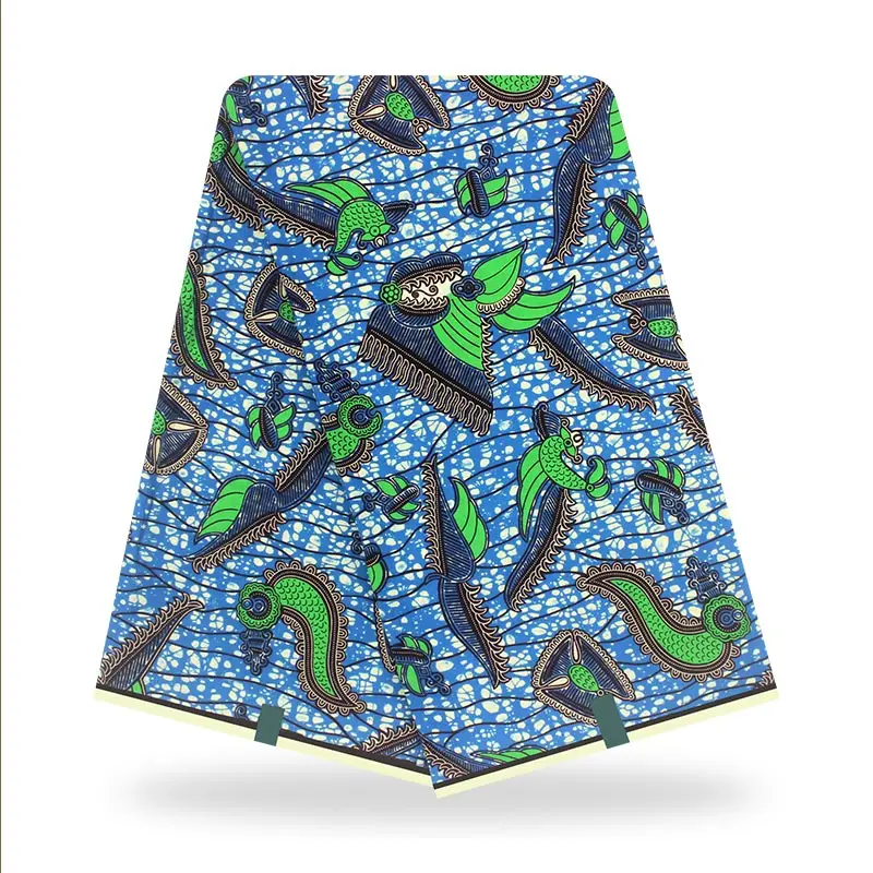 

Red Circle 100% Cotton Ankara Fabric African Real Wax Print Pagne Africain Wax High Quality Batik African Fabric 6yards Y0224-11