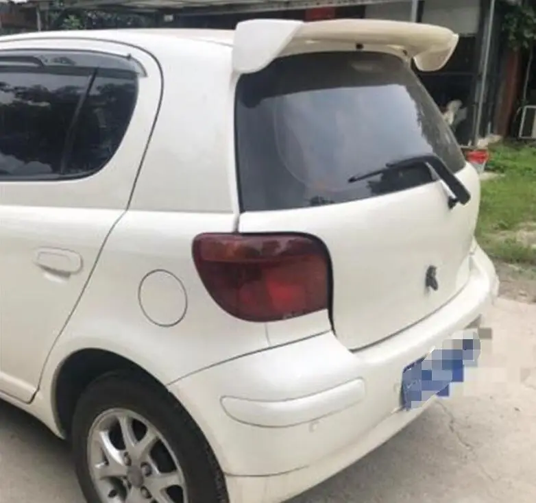 Спойлер для хэтчбека Vitz 2001-2008 спойлер Toyota Yaris wxkD АБС-пластик цвет заднего крыла