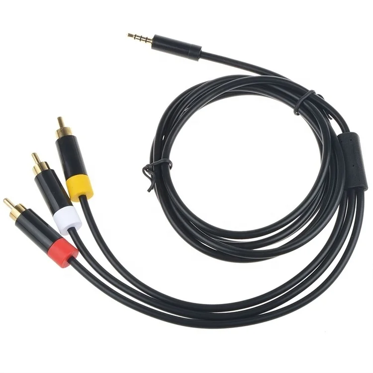 

Composite RCA 1.8m AV Audio Video Cable for Microsoft Xbox 360 E