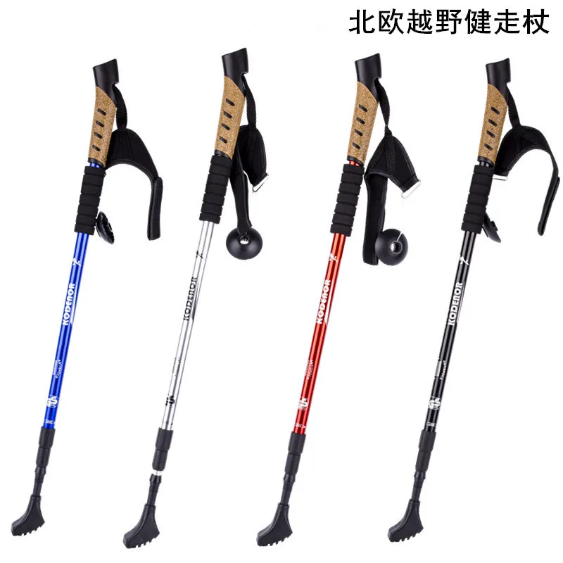 

Nordic walking sticks three-section telescopic walking sticks trekking poles hiking sticks for the elderly