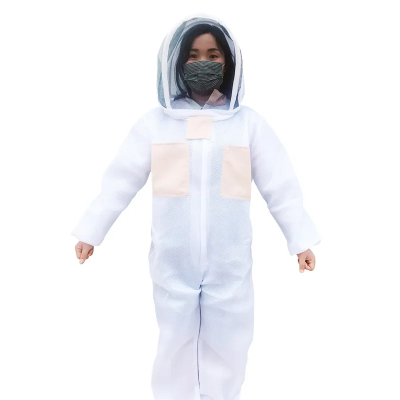 

New Breathable One-Piece Anti-Bee Coat Anti-Honey Bee Coat Sheepskin Gloves Anti-Bee Suit Bee Space Suit Beekeeping Tools