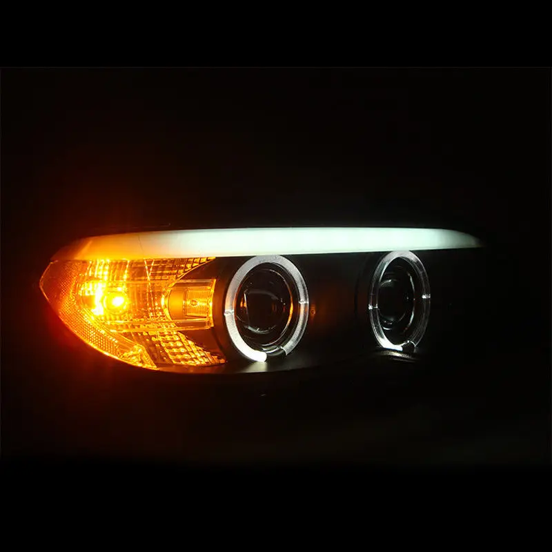 Для BMW X5 E53 2003 2004 2005 2006 Автомобильный светодиодный DRL и Биксеноновая