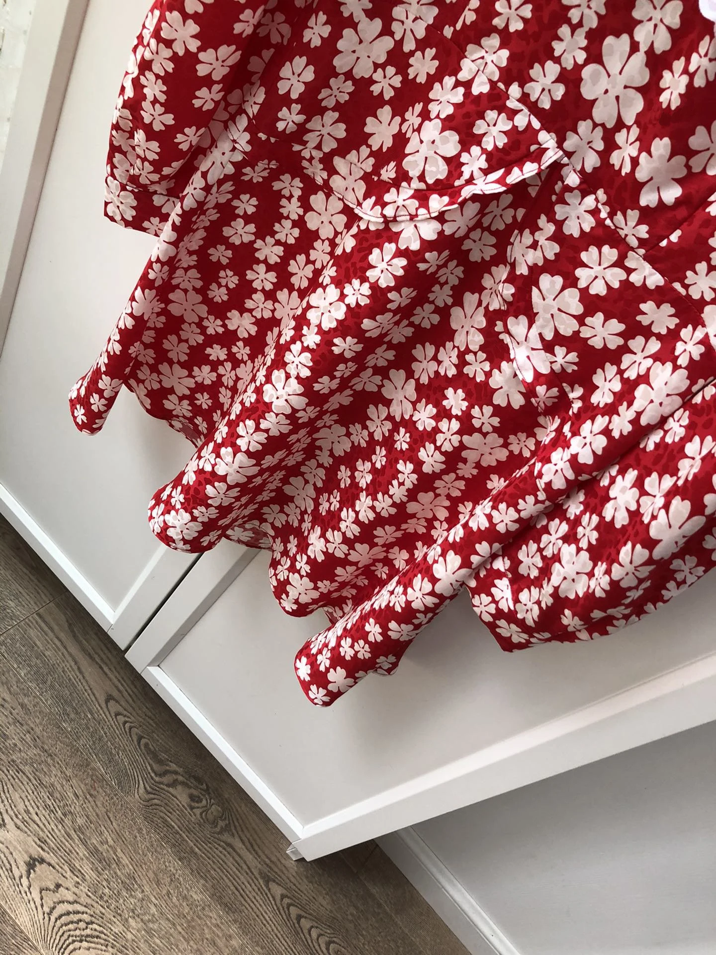 

New Ladies 2021 Fashion Long Sleeve Embroidered Lace Collar Silk Printed Dress 0924