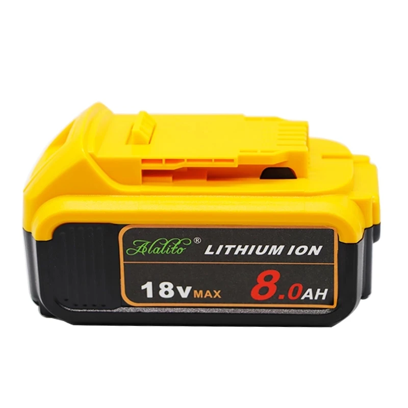 3 шт. 18 в 8.0Ah Макс XR Батарея електричюеского инструмента Замена для DeWalt DCB184 DCB181 DCB182