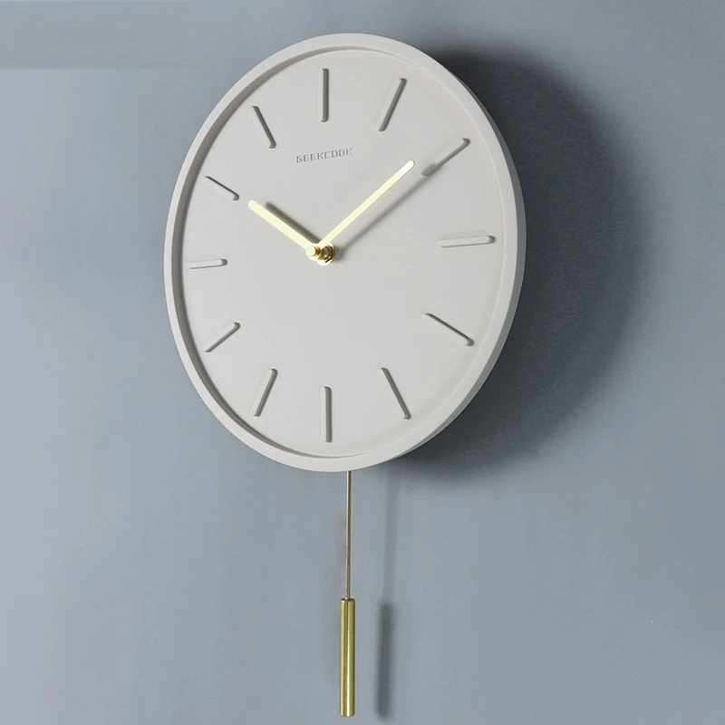 Маятниковые настенные часы современный дизайн кварцевые бесшумные креативные