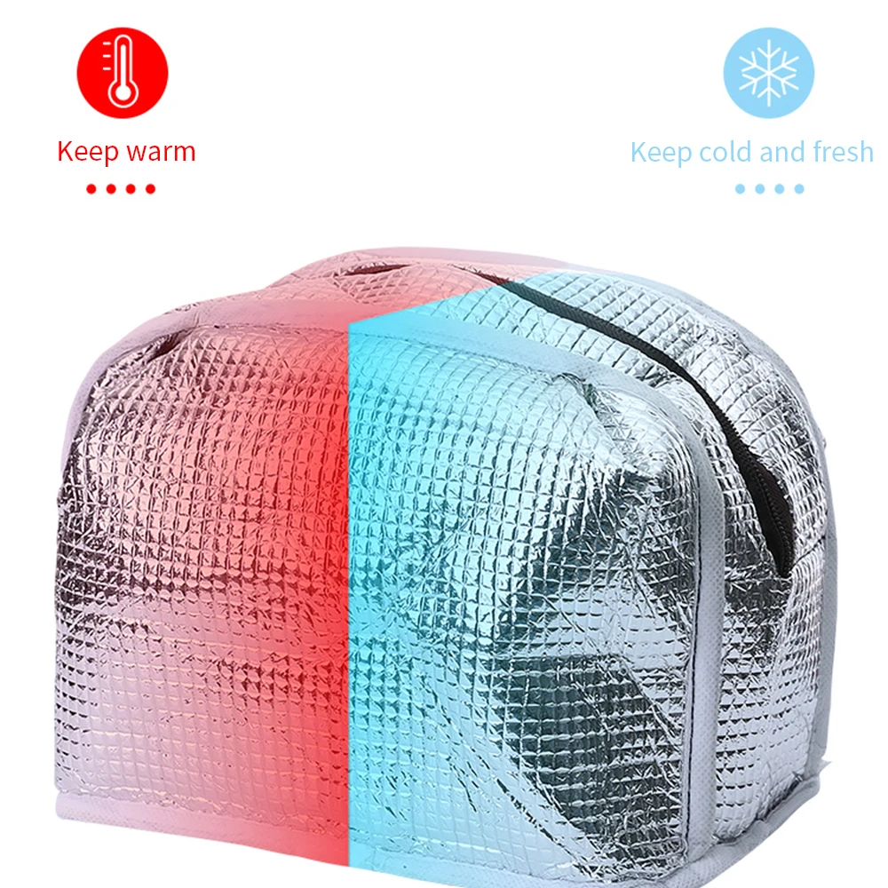 Функциональная сумка холодильник с узором Ланч бокс портативная Изолированная