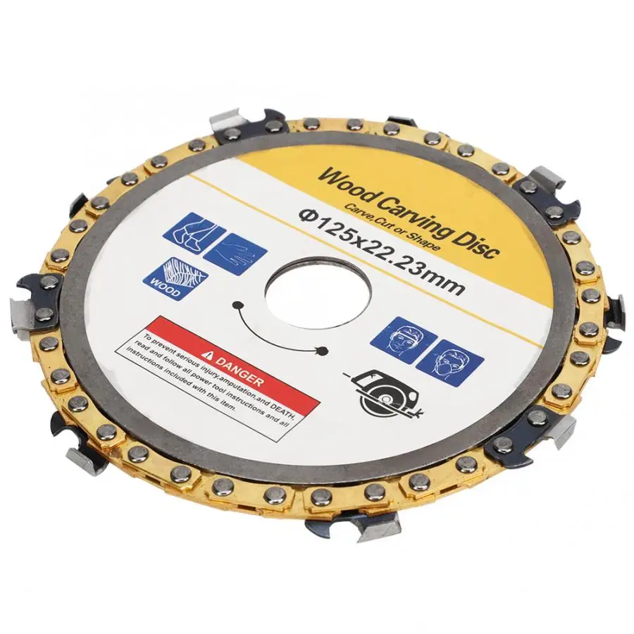 125 мм угловый шлифовальник Цепная Пила диск деревообрабатывающий инструмент для