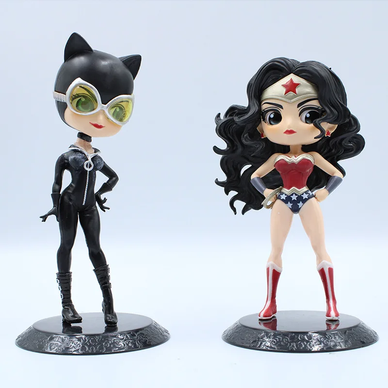 Фигурки героев из ПВХ Wonder Woman Catwoman Спящая красавица экшн фигурки коллекционные