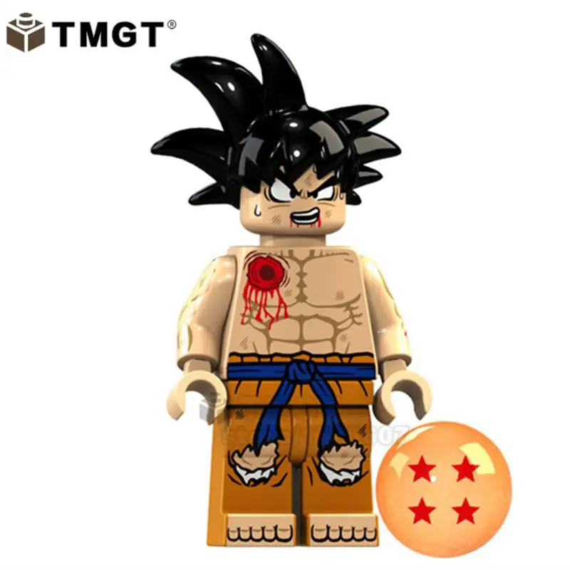 Одна распродажа Dragon Ball Z Сон Гоку гогета плавки ланч-маи Android 17 строительные блоки игрушки для детей - Цвет: XP052-Goku