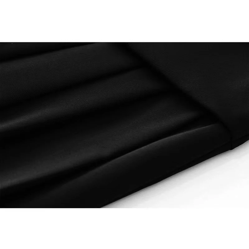 Женская модная черная плиссированная юбка Y2K двубортная уличная одежда в стиле