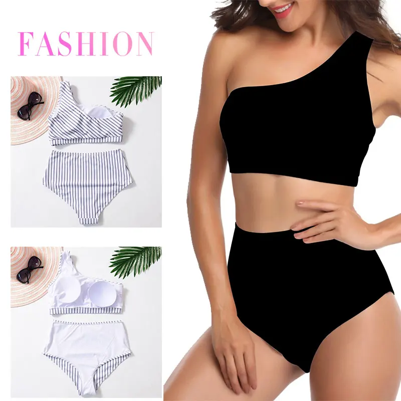 Бикини Набор пляжной одежды эластичный Sunmmer из двух частей купальники для