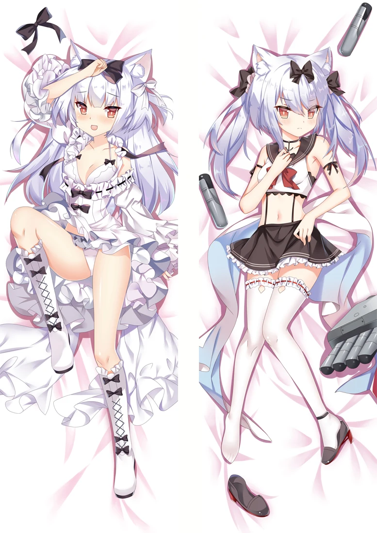 

Anime Game IJN Yukikaze Azur Lane Sexy Girl Pillow Cover Hugging Body Pillowcase Otaku Bedding Dakimakura Pillow Case cover