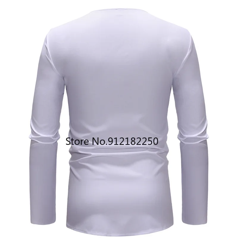 Черная африканская мужская одежда 2021 модная Дашики с V-образным вырезом Мужская