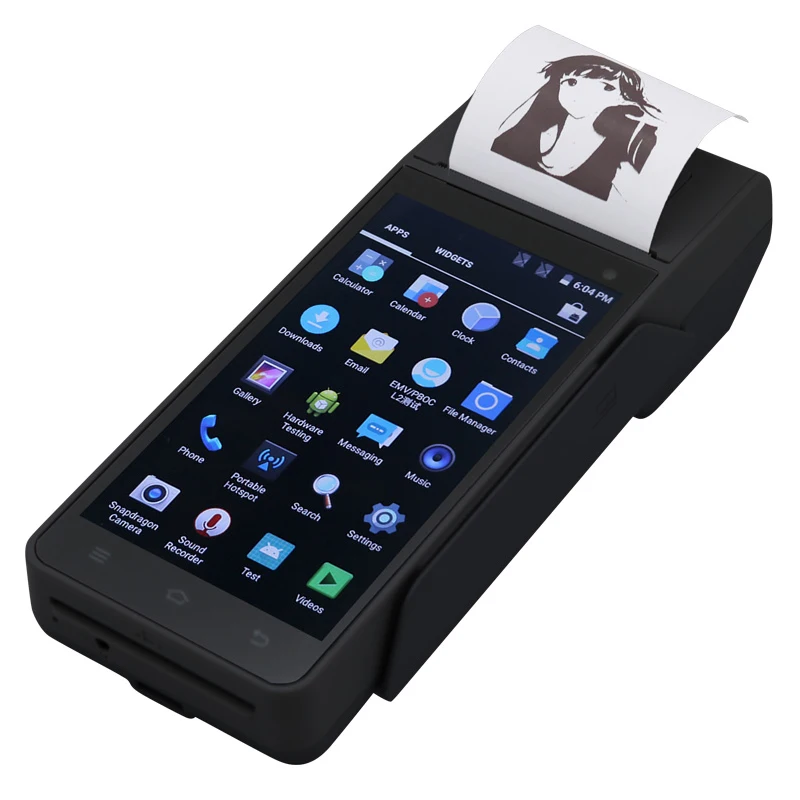 4G PCI EMV Ручной android отпечатков пальцев EFT POS системы для банка платежная машина с