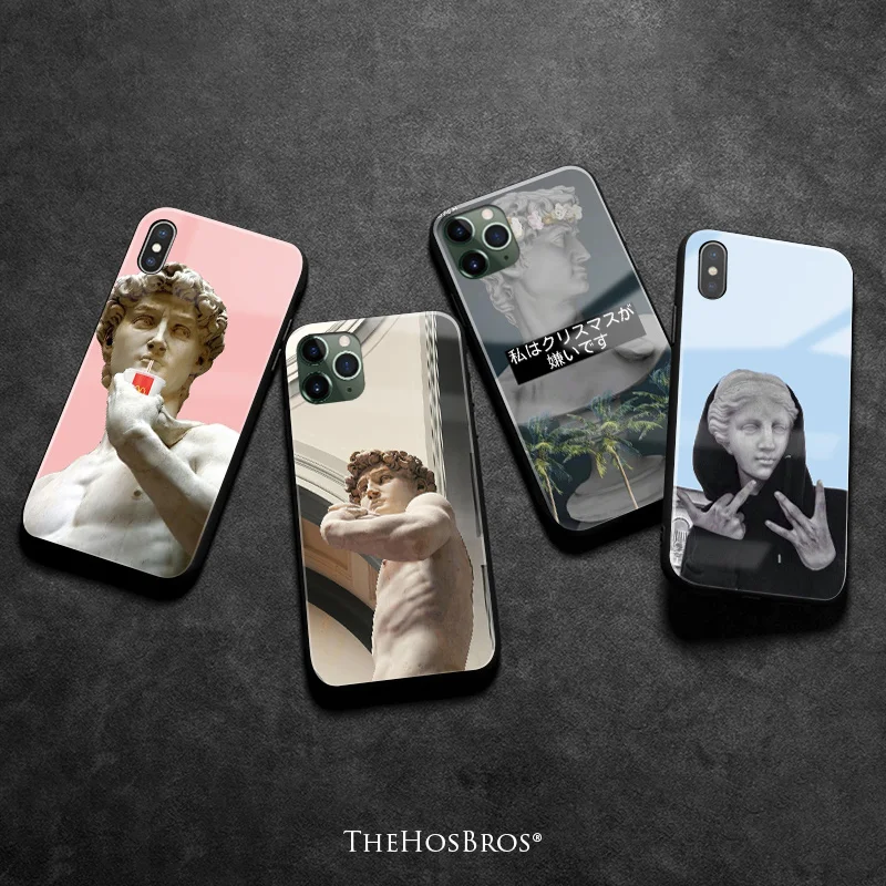 Мягкий силиконовый стеклянный чехол для iPhone SE 6s 7 8 Plus X XR XS 11 12 mini Pro MAX|case cover|6s plus6 plus