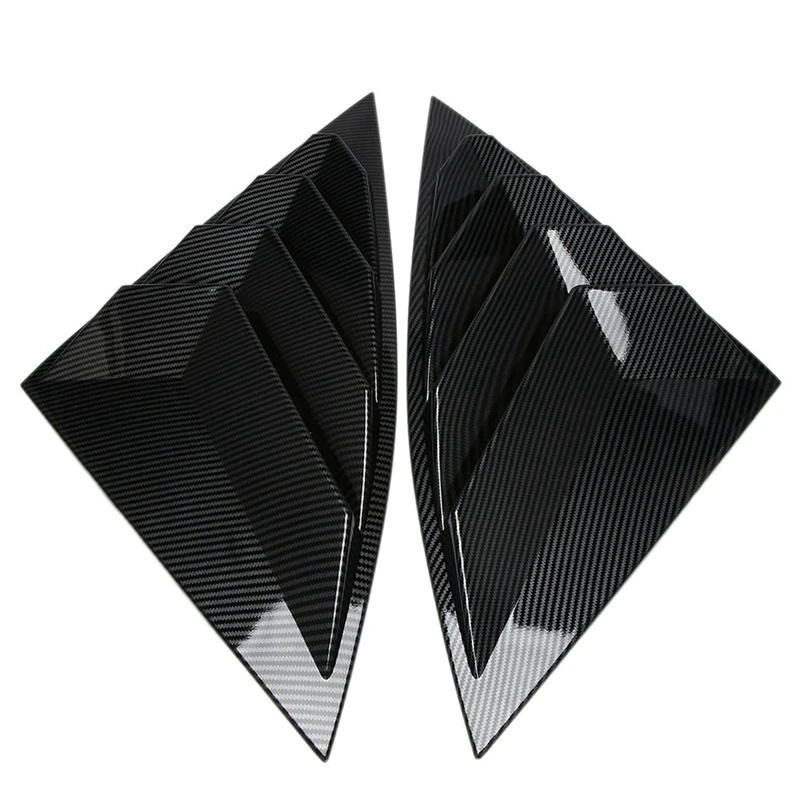 

Car Rear Quarter Side Window Louvers Vent Cover Trim Panel Window Blinds Triangular for Hyundai Tucson 2021-2022