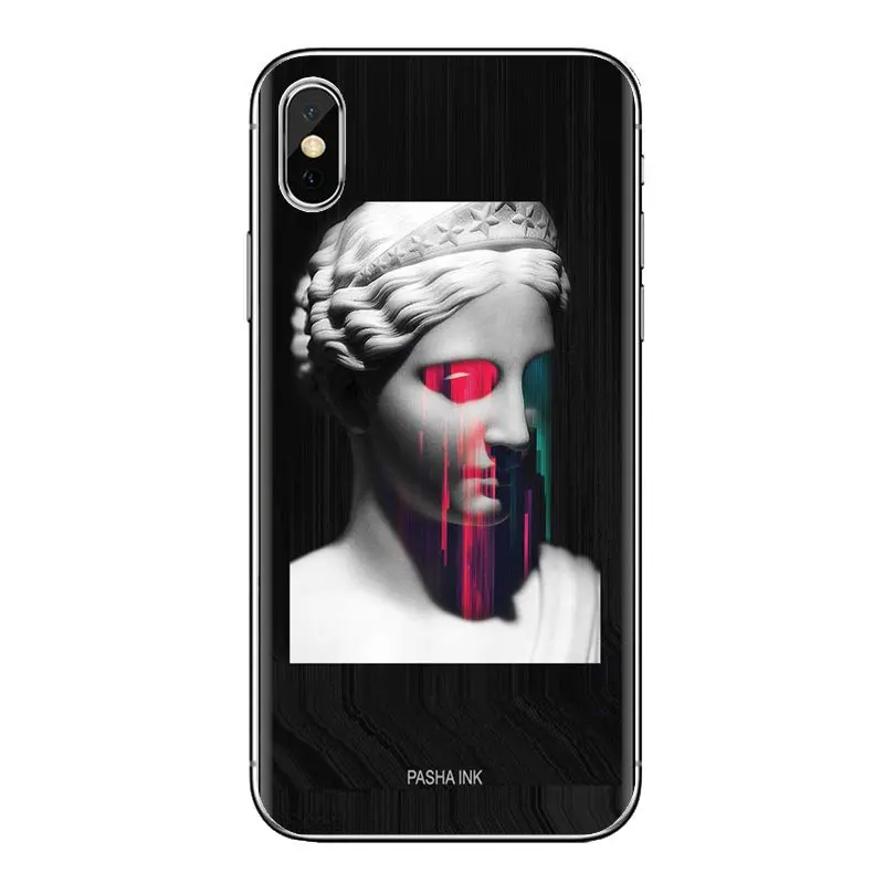 Мягкие чехлы для samsung Galaxy S2 S3 S4 S5 MINI S6 S7 edge S8 S9 Plus Note 2 3 4 5 8 Coque Fundas Mona Lisa Art David Line |
