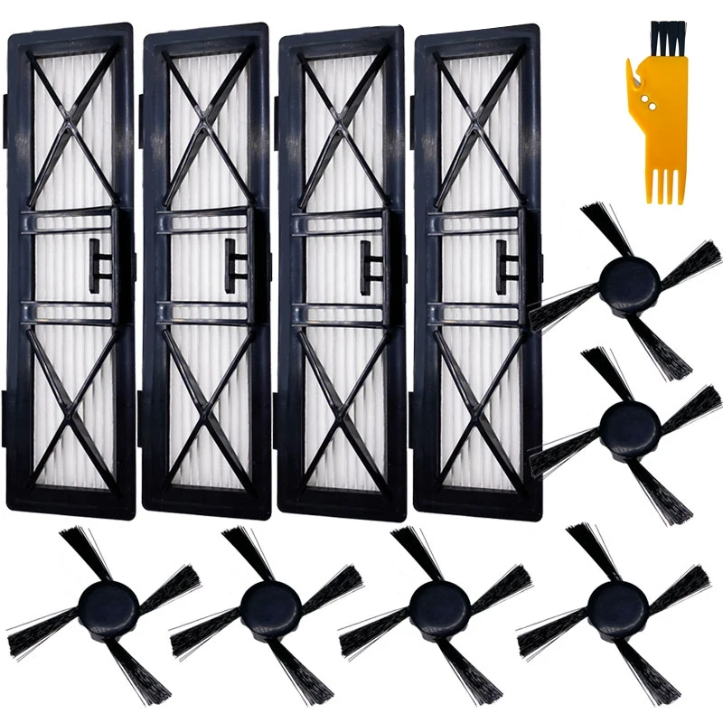 

Hepa фильтр боковым щеткам обеспечен для Neato Botvac D серии D3 D4 D5 D6 D7 D70E D75 D80 D85 Запчасти для робота-пылесоса