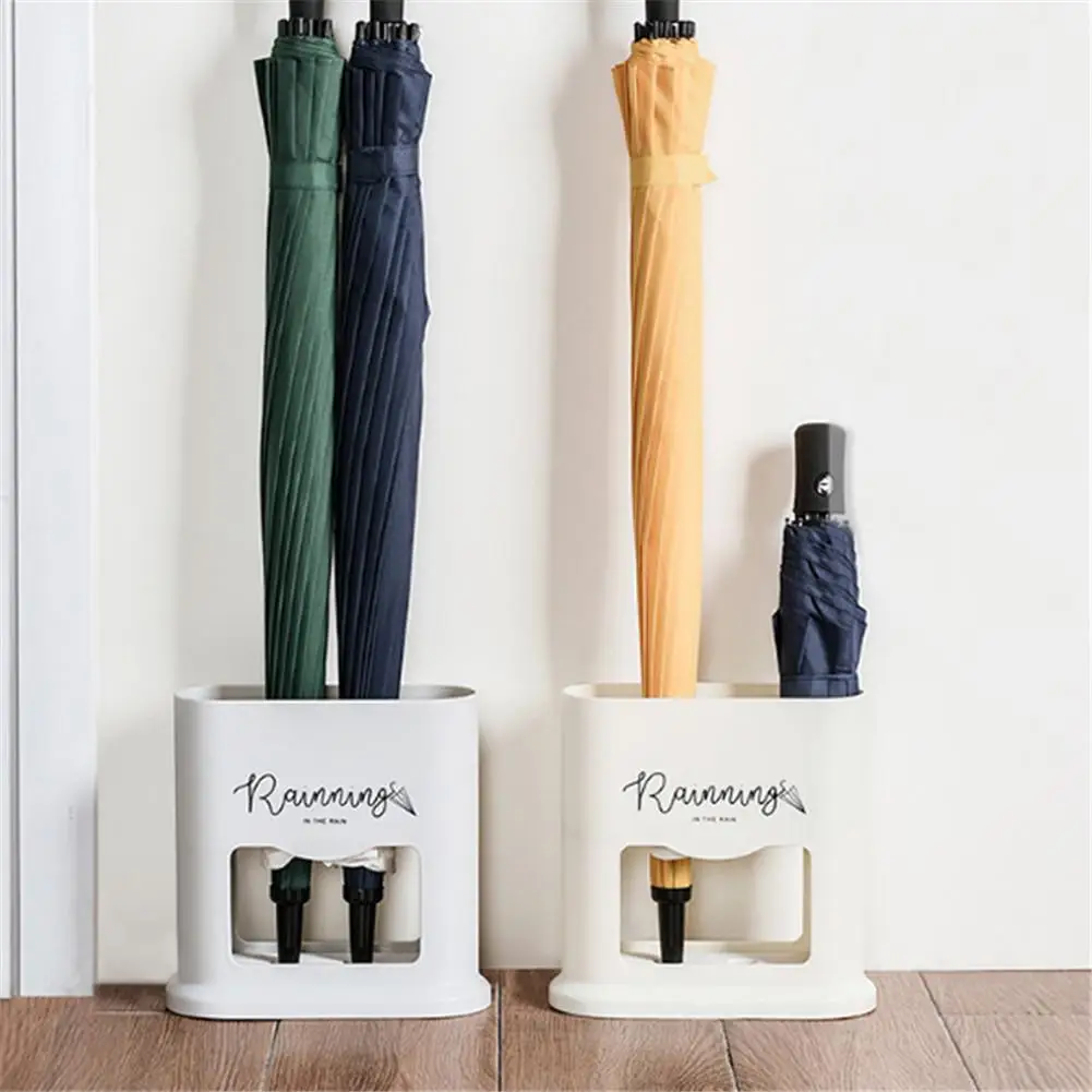 Новый Зонт стойка сплошной цвет Овальный зонтик слив может держатель для