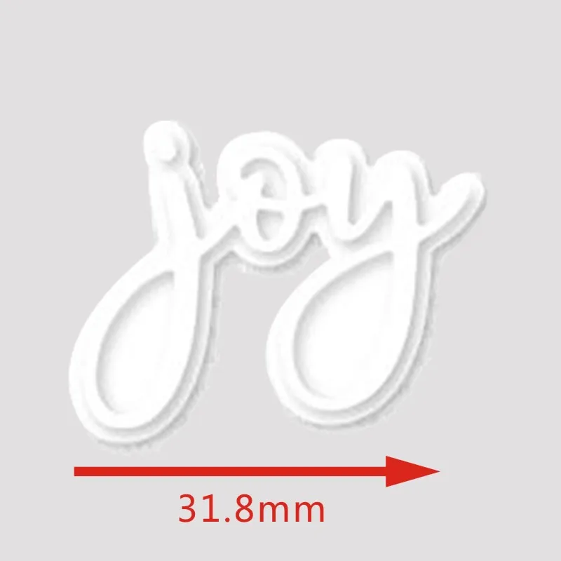 H4267 Рождество JOY лист автомобиля металлические Вырубные штампы для DIY скрапбукинга фотоальбом декоративное тиснение бумажные карты ремесла высечки - Цвет: H4267