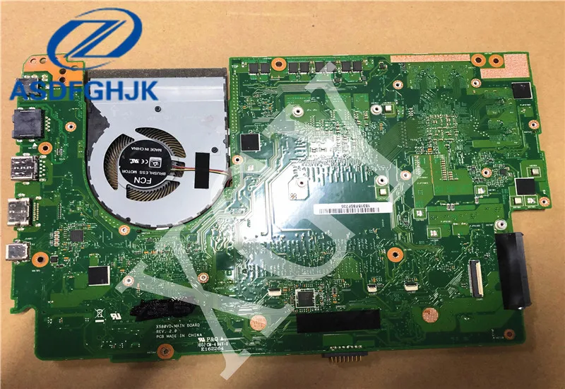 Материнская плата для ноутбука ASUS летающая крепость X580 X580V X580VD материнская плата Mianboard с видеокартой GTX 1050 i7-7700HQ cpu