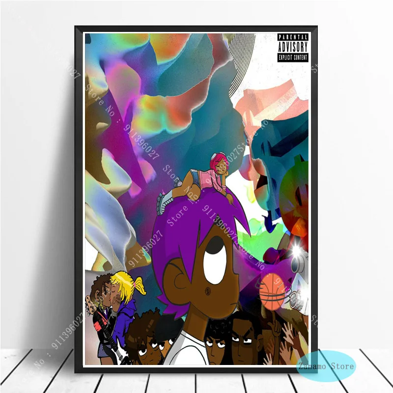 ZT711 Lil Uzi Vert LUV vs The World 2 музыкальный альбом Постер со звездами искусство холст