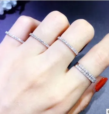 Наборы из серебра и камня Красивое обручальное кольцо подлинное женское