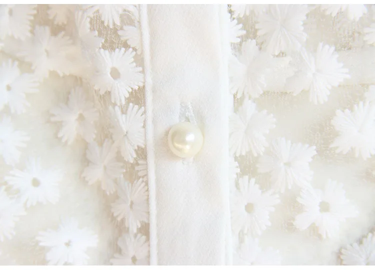 

Women Shirt Fake Collar Female Flower Lace Thin Detachable Collar Lapel False Collar Mujer Gift Sweater Accessories