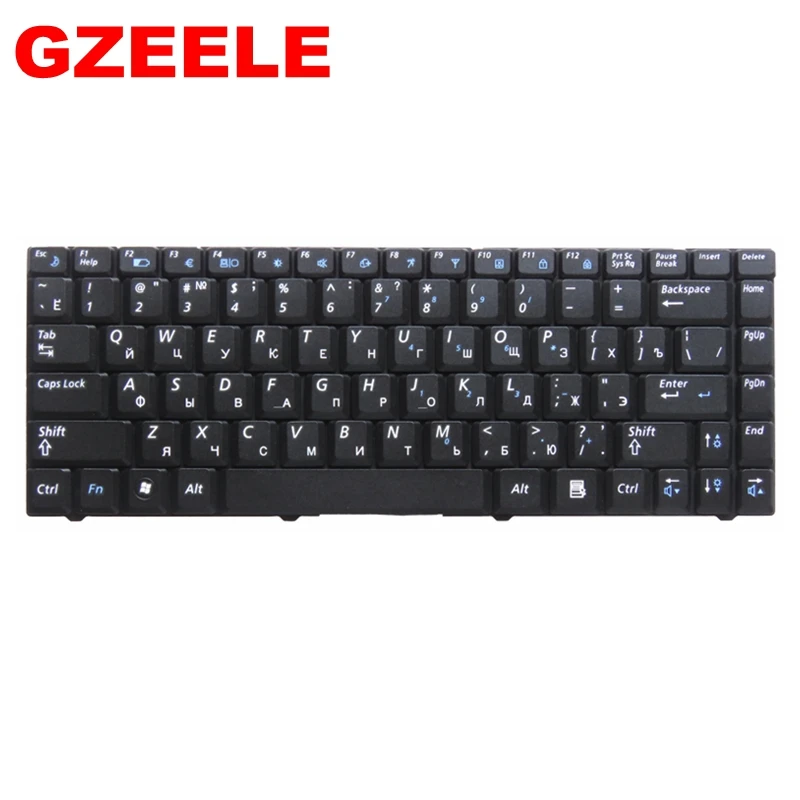 RU Клавиатура для ноутбука Samsung R519 Новая русская черная NP-R519 | Компьютеры и офис