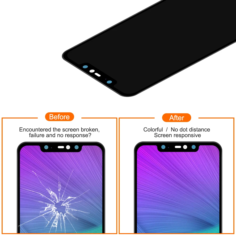 Для 6,2" Xiaomi Redmi Note 6 Note 6 Pro ЖК-дисплей Note6 Note6 Pro экран+ сенсорная панель дигитайзер Замена
