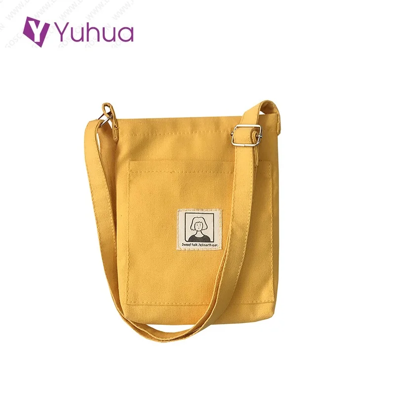 

Yuhua 2020 новые модные женские сумки, модная холщовая сумка-мессенджер, простая Корейская версия, повседневные женские сумки через плечо.